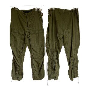 Vintage Army Military Chemical Warfare Cargo Pants Protective Pants Size Medium